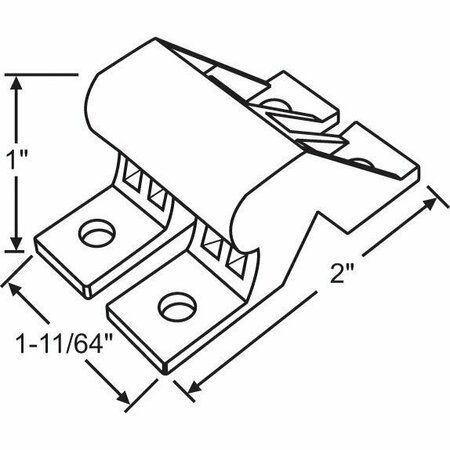 STRYBUC HD Patio Door Bumper Stop 16-620W